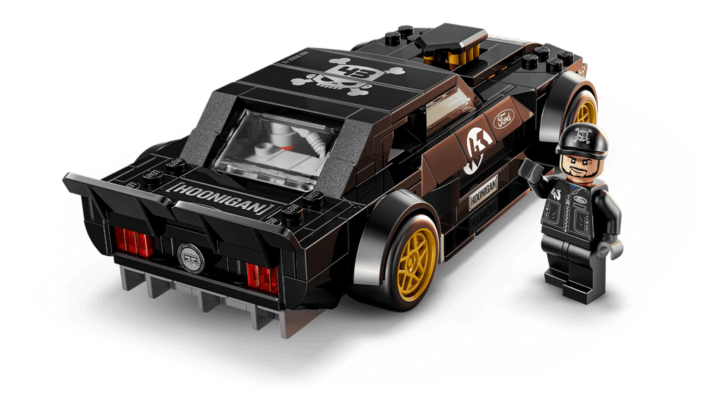 LEGO Speed Champions Ken Block's '65 Ford Mustang Hoonicorn V1 77262 detail view