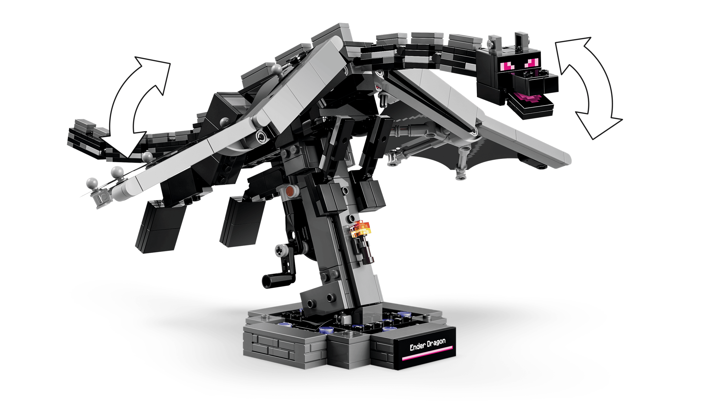 LEGO Minecraft The Ender Dragon 21595 detail view
