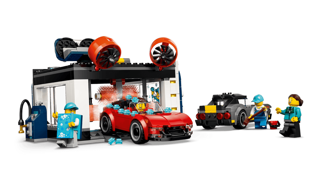LEGO City Drive-Through Car Wash 60497 detail view