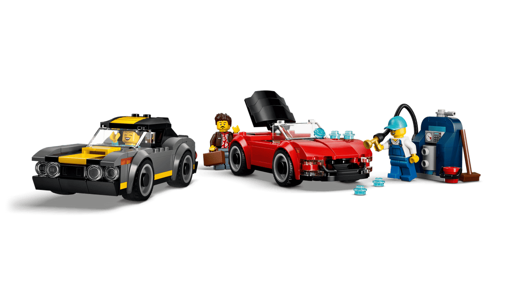 LEGO City Drive-Through Car Wash 60497 detail view