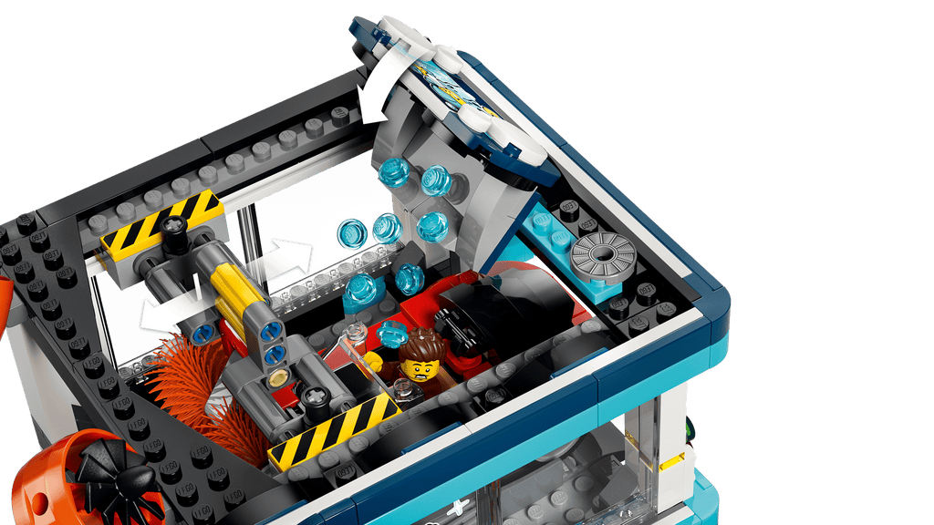 LEGO City Drive-Through Car Wash 60497 detail view