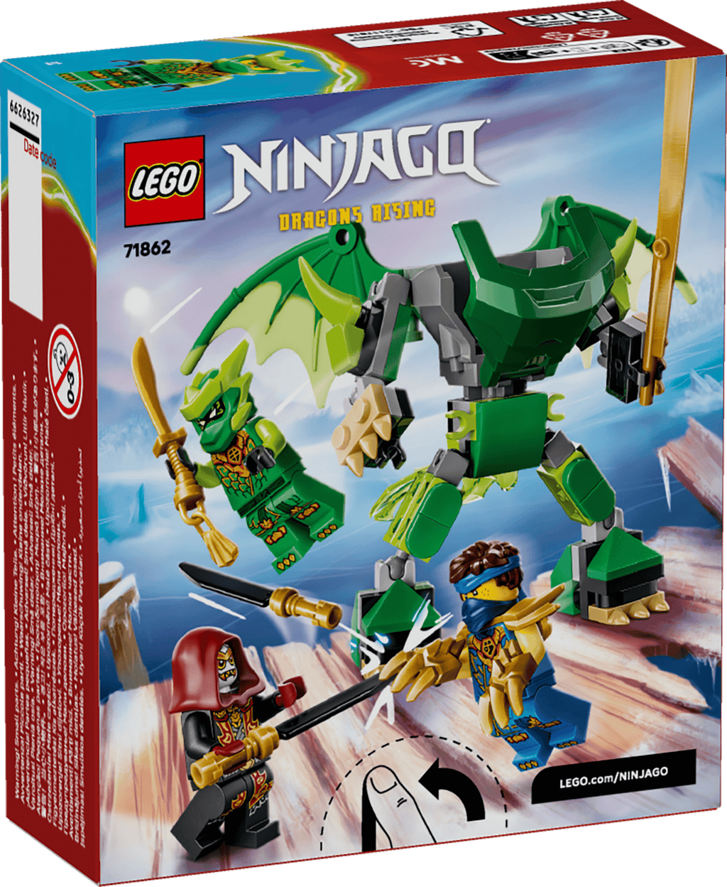 LEGO Ninjago Lloyd's Dragon Mech Battle Pack 71862 box