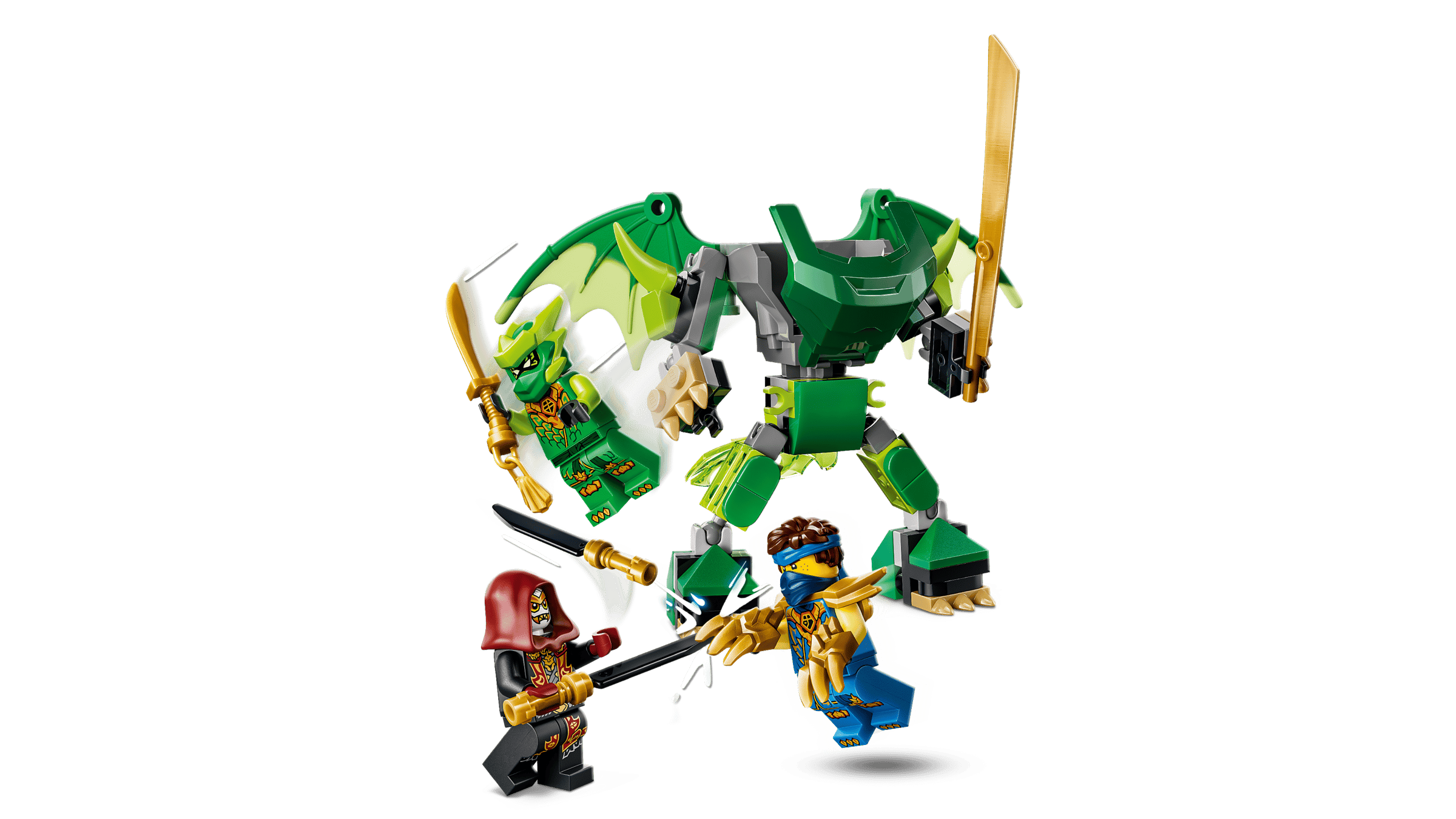 LEGO Ninjago Lloyd's Dragon Mech Battle Pack 71862 detail view