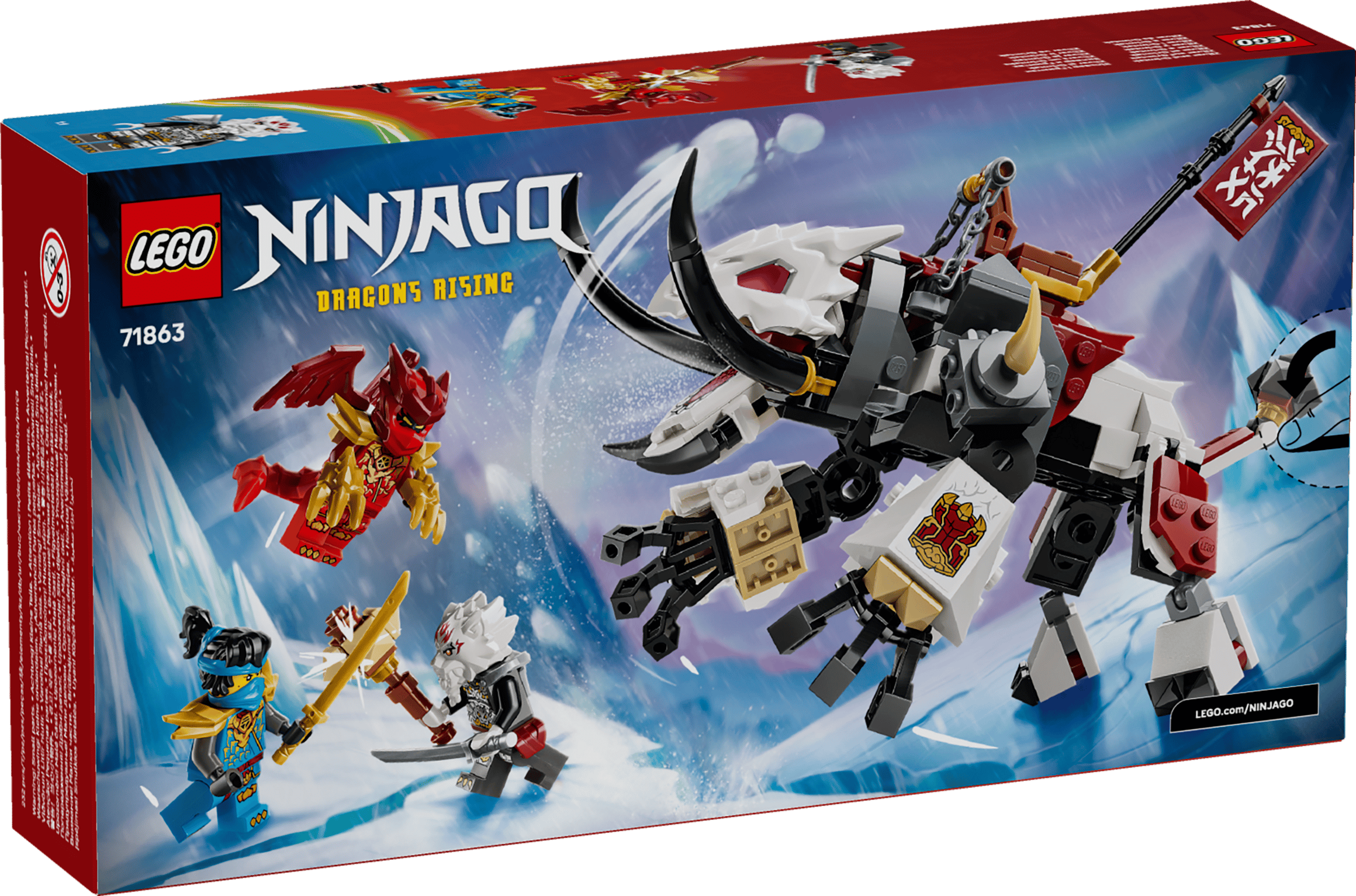 LEGO Ninjago Zilvar and Grimtak the Dragon Beast 71863 box