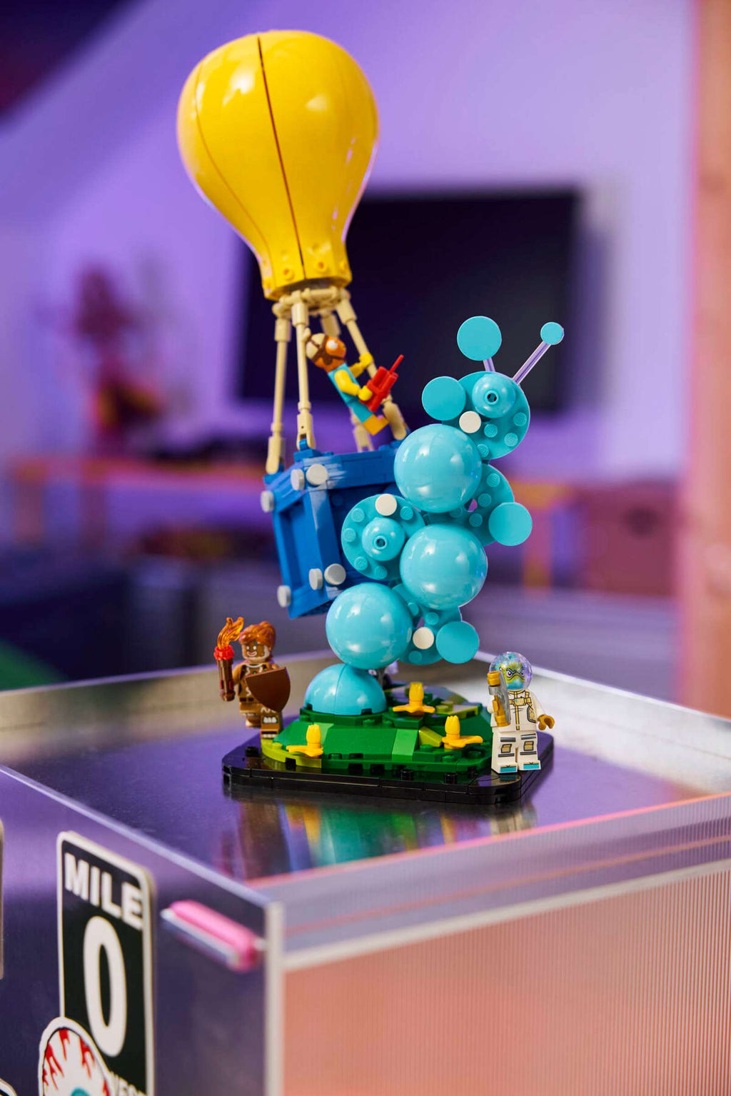 LEGO Fortnite Supply Drop 77080 play scene