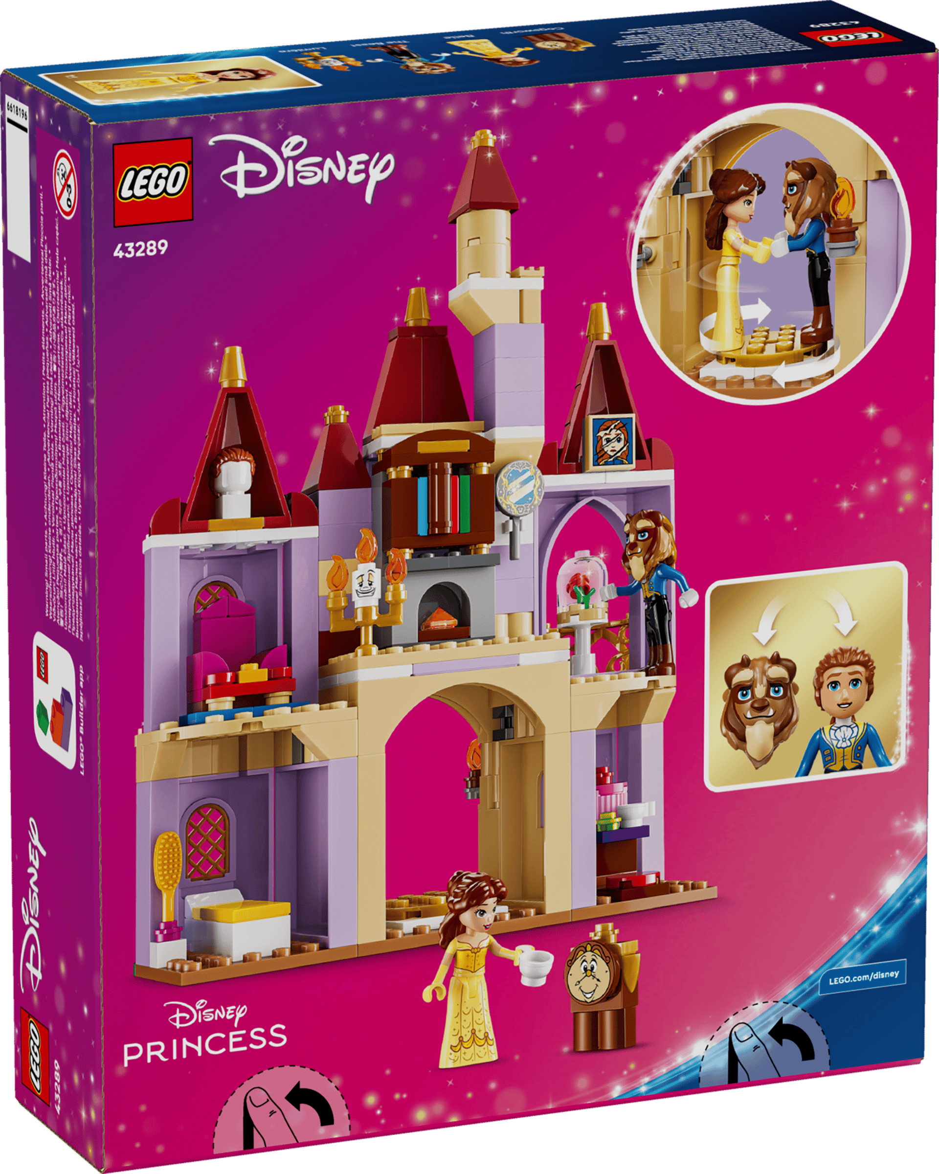 LEGO Disney Belle & the Beast's Enchanted Castle 43289 box