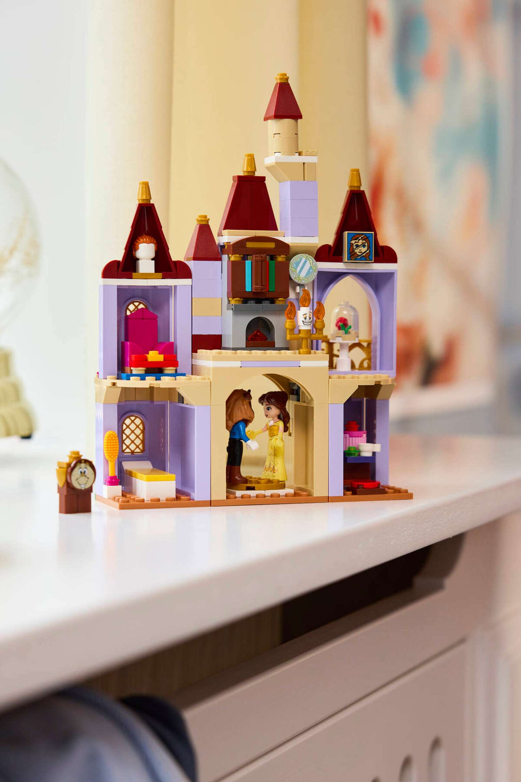 LEGO Disney Belle & the Beast's Enchanted Castle 43289 play scene