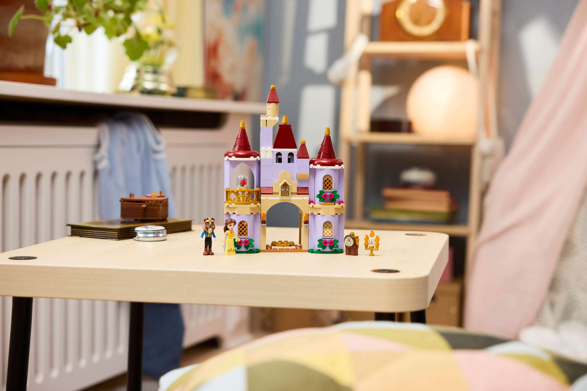 LEGO Disney Belle & the Beast's Enchanted Castle 43289 on display