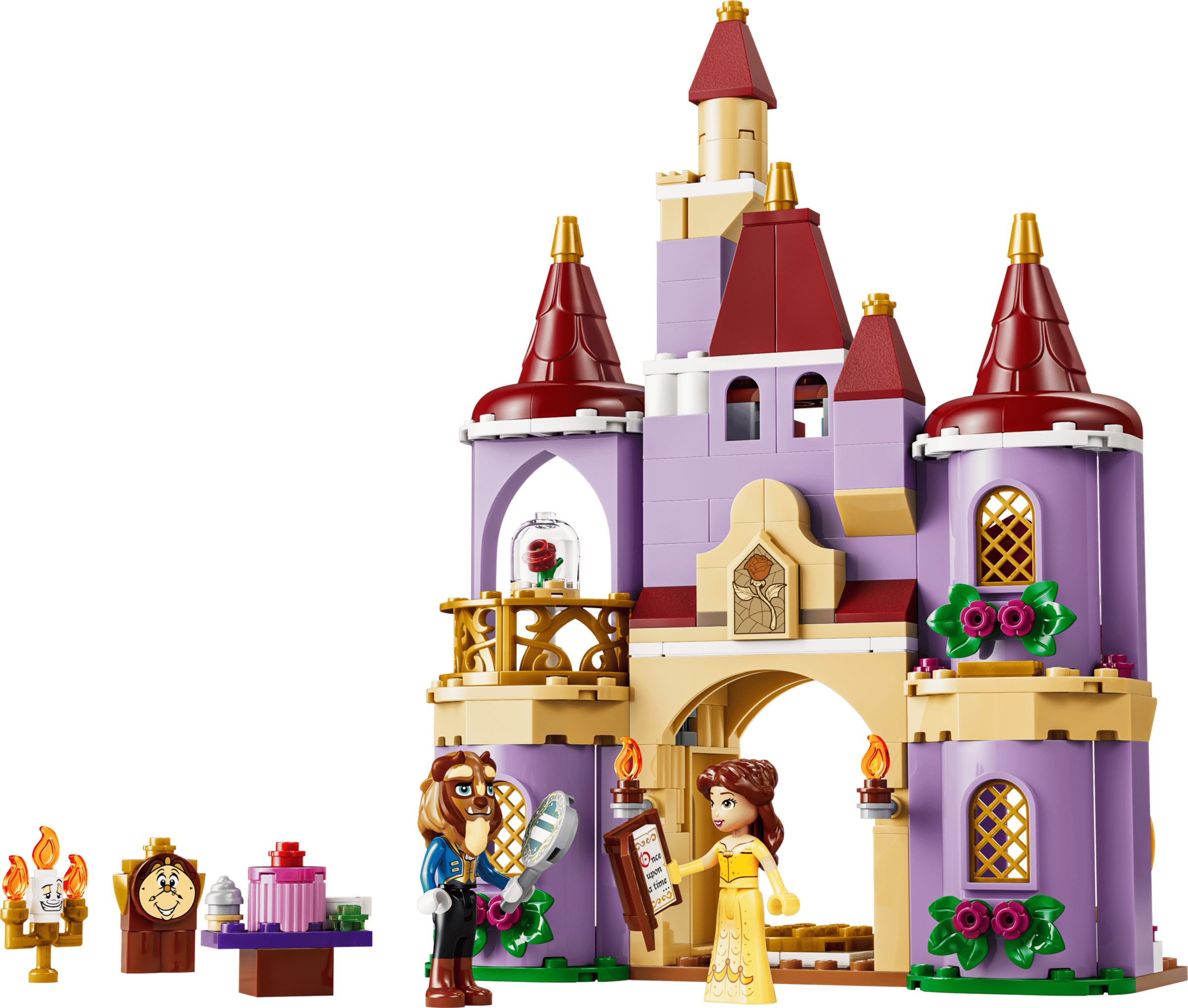 LEGO Disney Belle & the Beast's Enchanted Castle 43289 built model