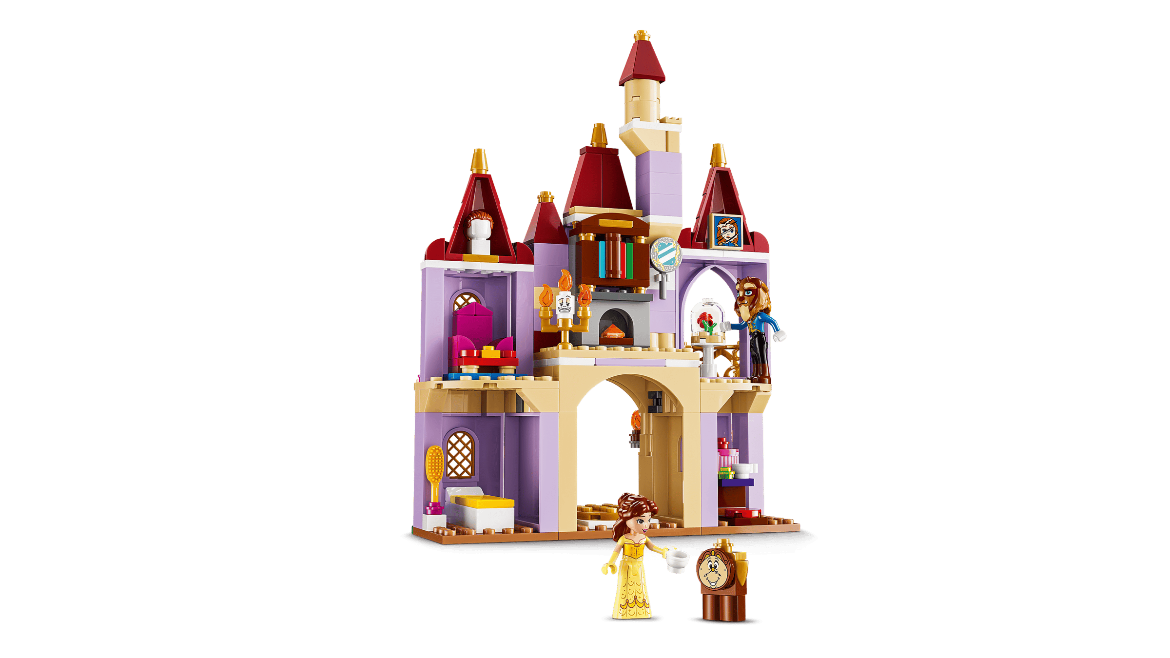 LEGO Disney Belle & the Beast's Enchanted Castle 43289 detail view