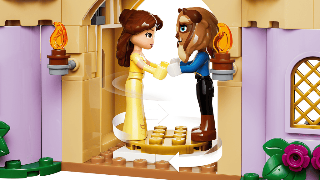 LEGO Disney Belle & the Beast's Enchanted Castle 43289 detail view
