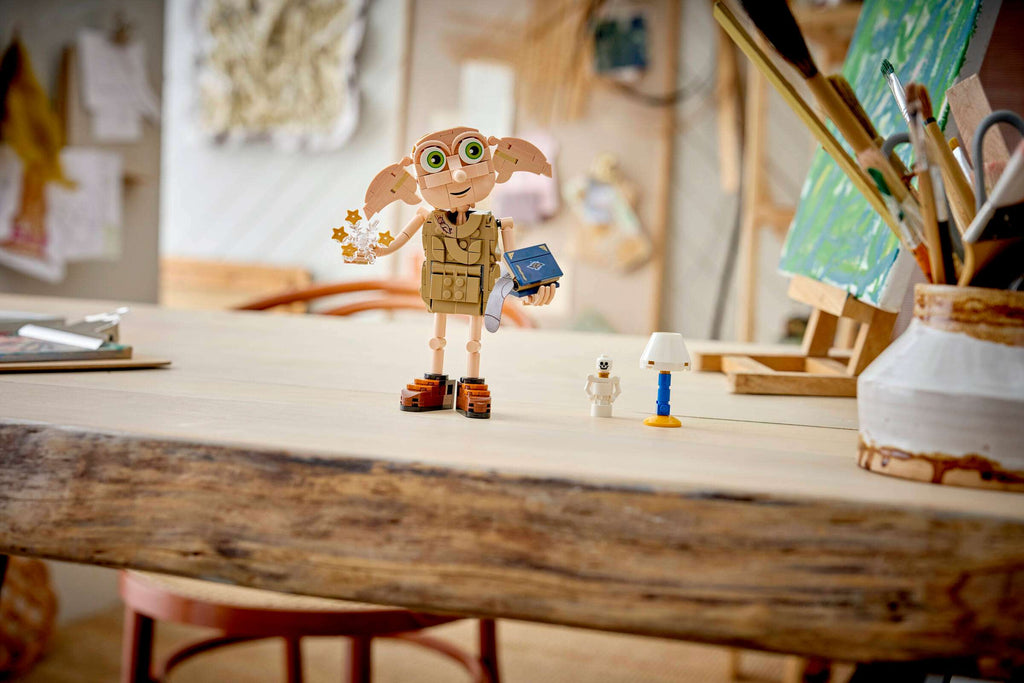 LEGO Harry Potter Dobby the Free Elf 76469 on display