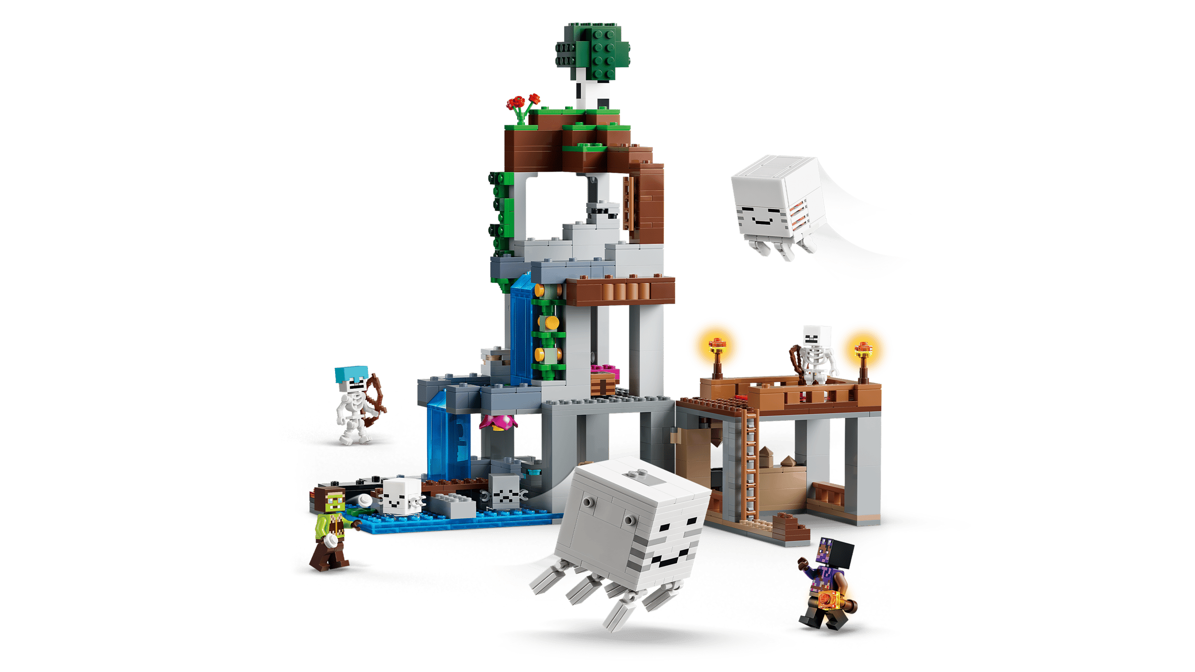 LEGO Minecraft Ghast Station 21597 detail view