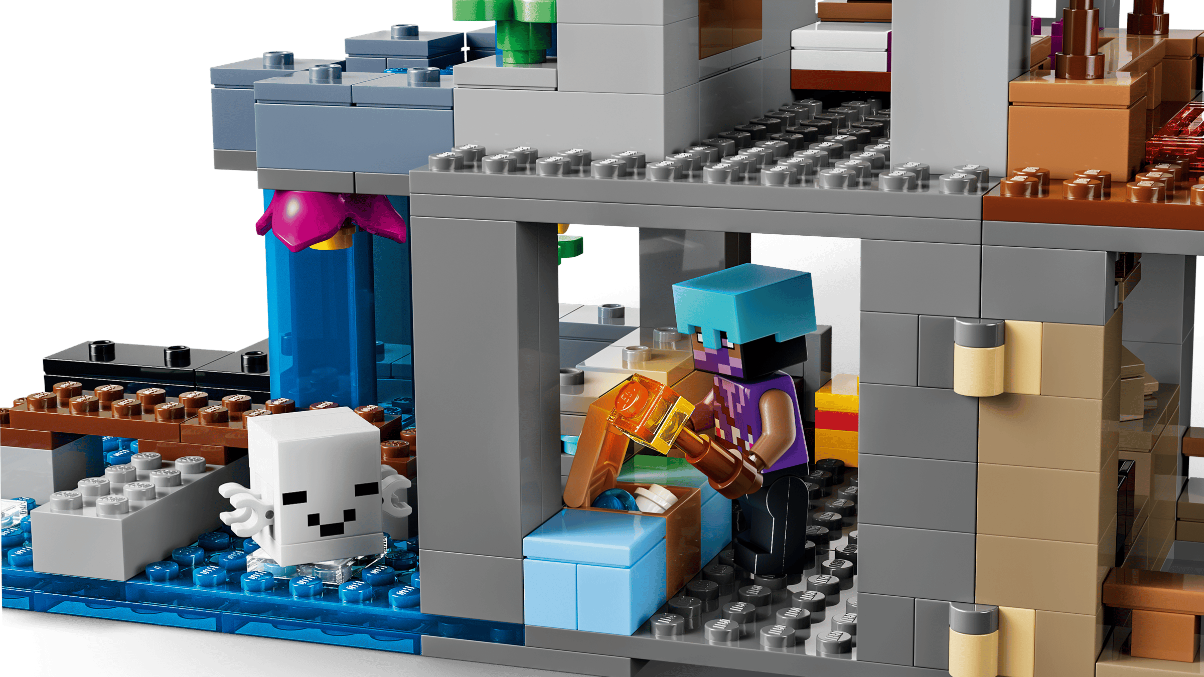 LEGO Minecraft Ghast Station 21597 detail view