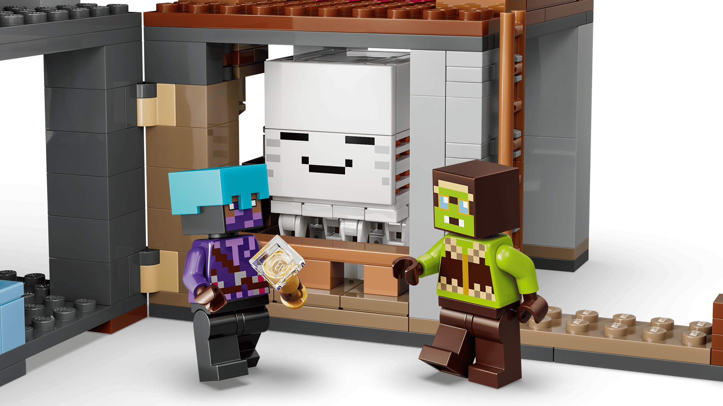 LEGO Minecraft Ghast Station 21597 detail view