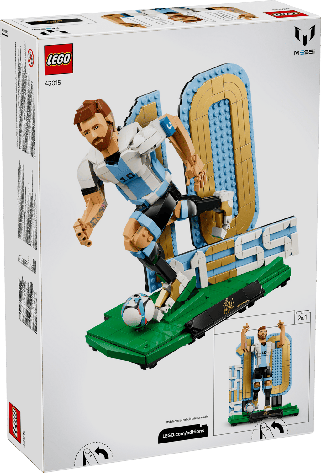 LEGO Editions Lionel Messi - Football Legend 43015 box