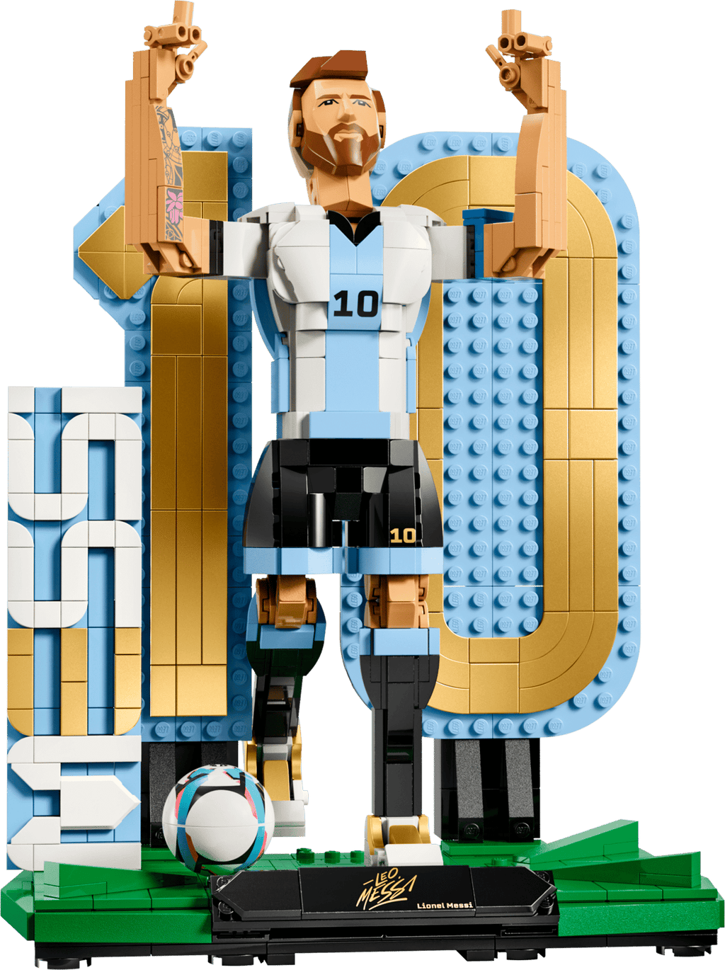 LEGO Editions Lionel Messi - Football Legend 43015 built model