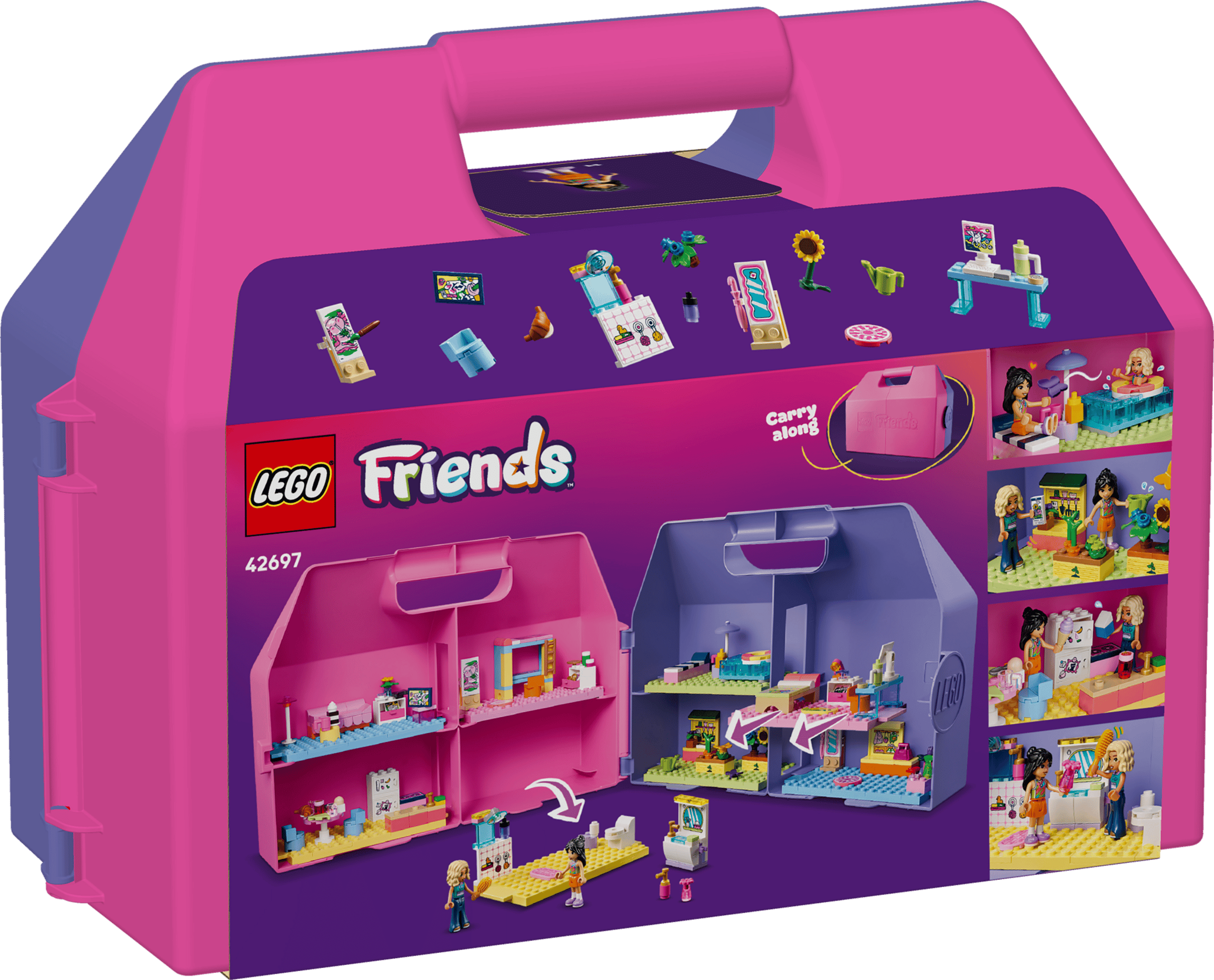 LEGO Friends Creative Dollhouse Suitcase 42697 box