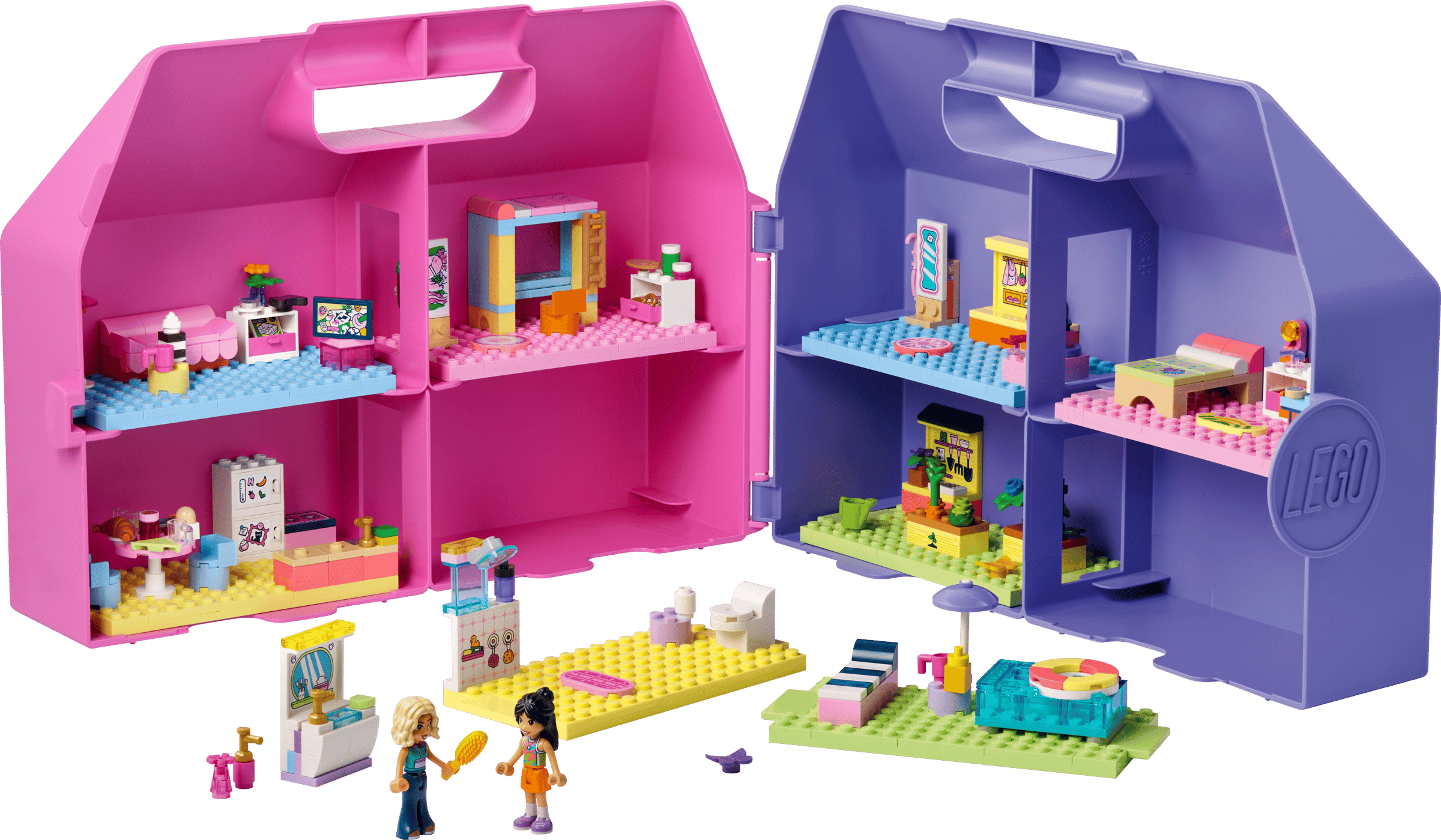 LEGO Friends Creative Dollhouse Suitcase 42697 built model
