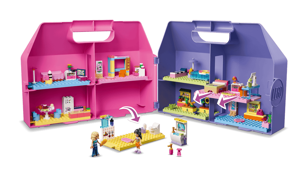 LEGO Friends Creative Dollhouse Suitcase 42697 detail view