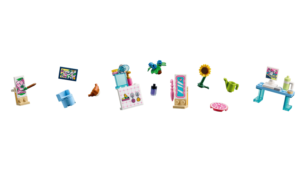 LEGO Friends Creative Dollhouse Suitcase 42697 detail view