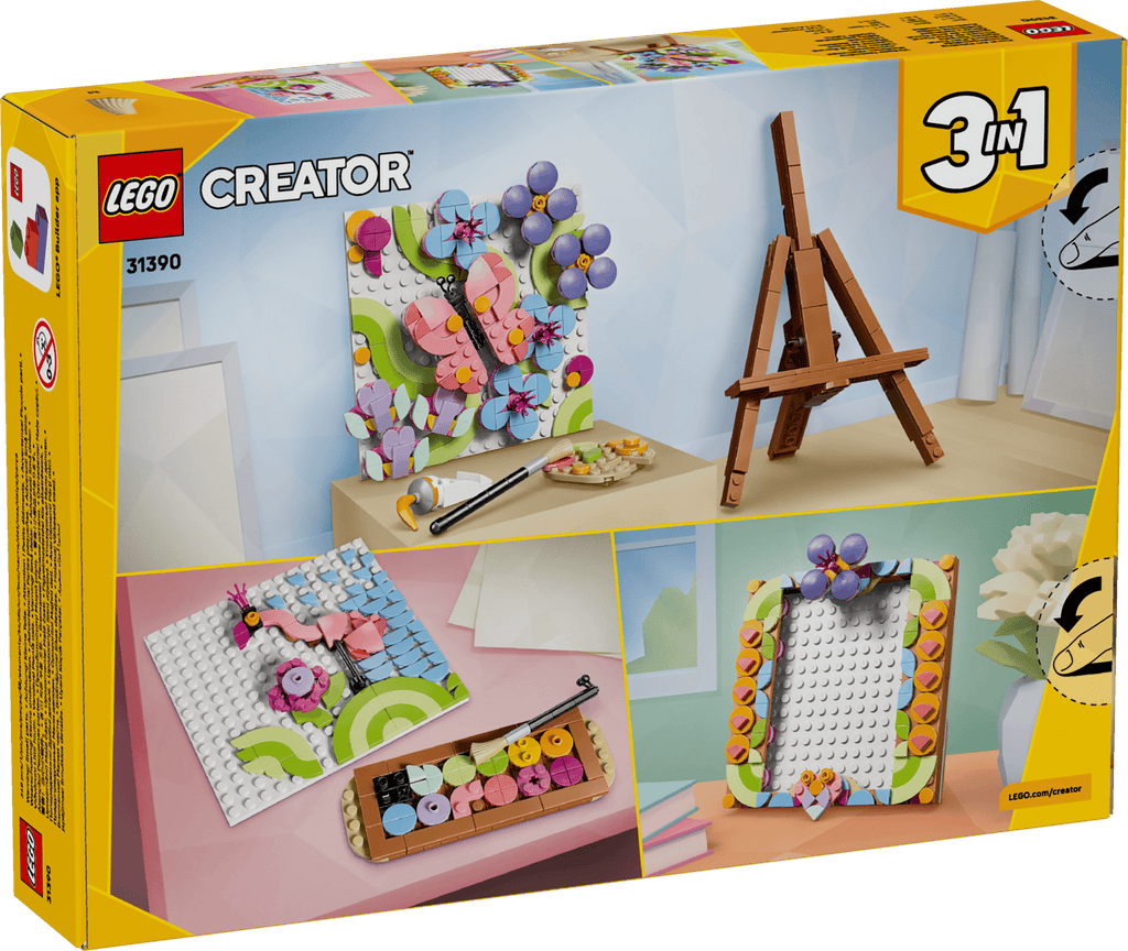 LEGO Creator 3-in-1 Floral Art Decor Painting 31390 box