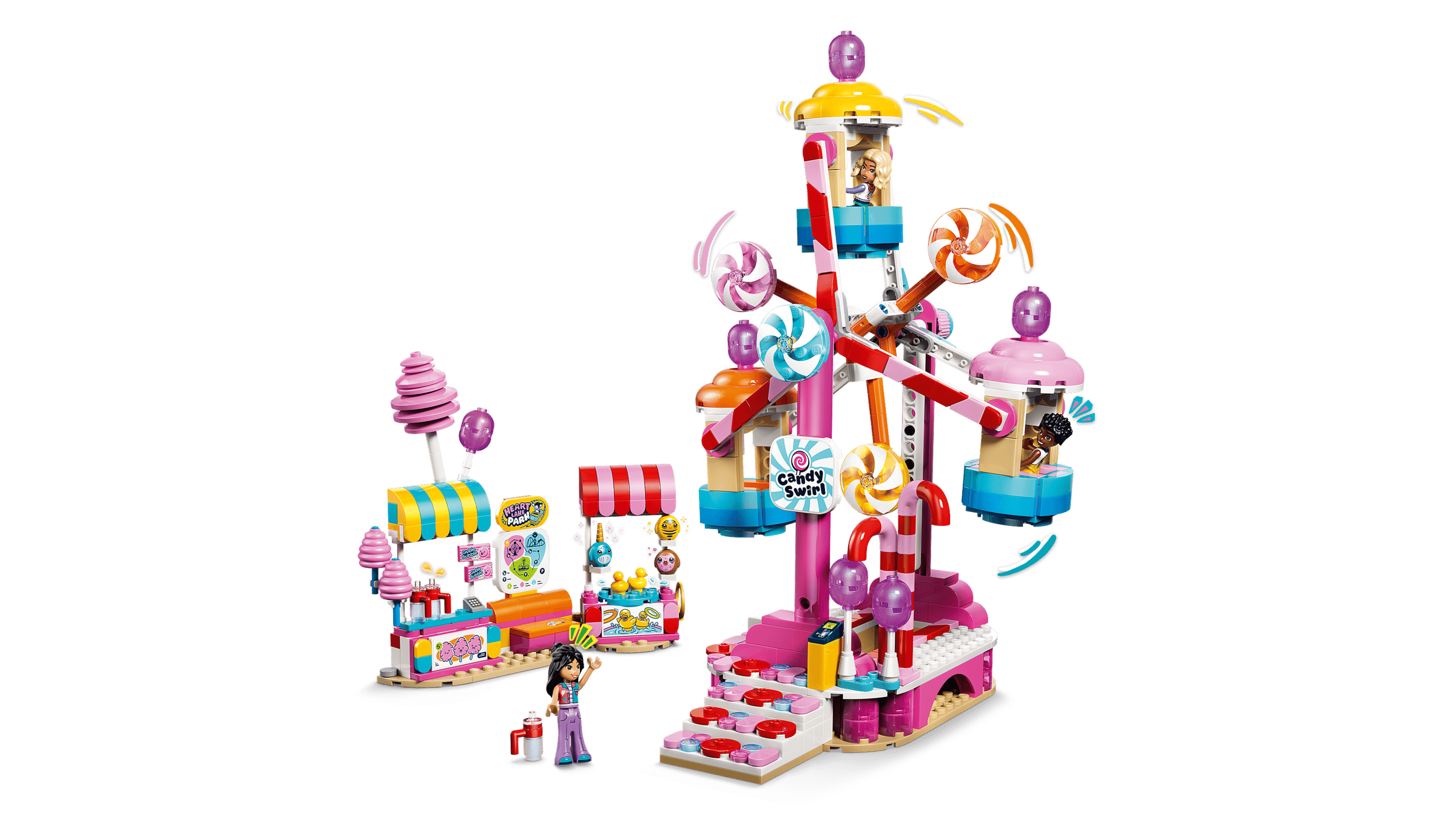LEGO Friends Candy & Cupcake Ferris Wheel 42700 detail view