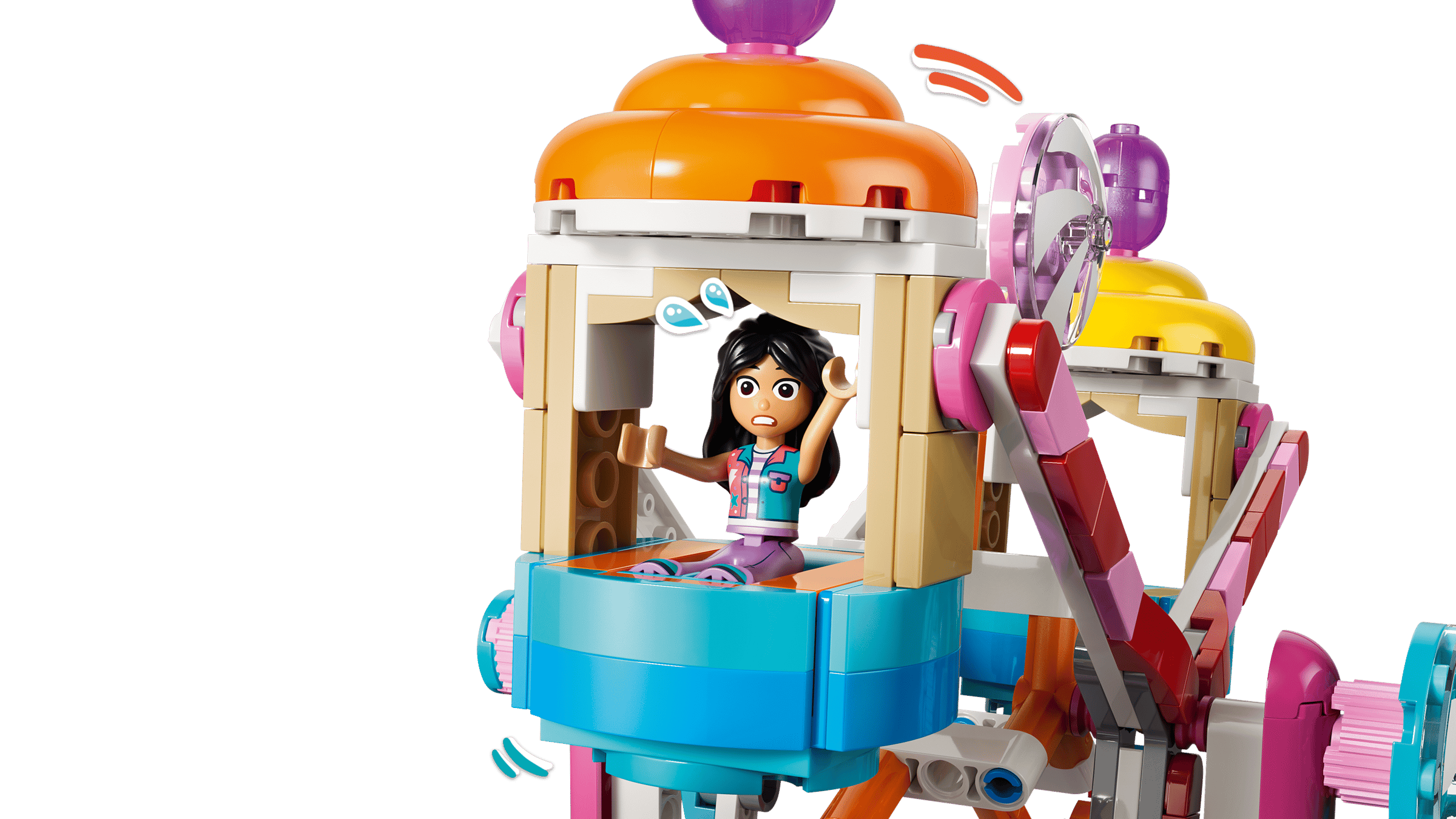 LEGO Friends Candy & Cupcake Ferris Wheel 42700 detail view