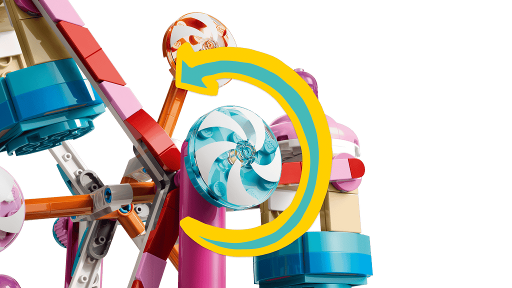LEGO Friends Candy & Cupcake Ferris Wheel 42700 detail view