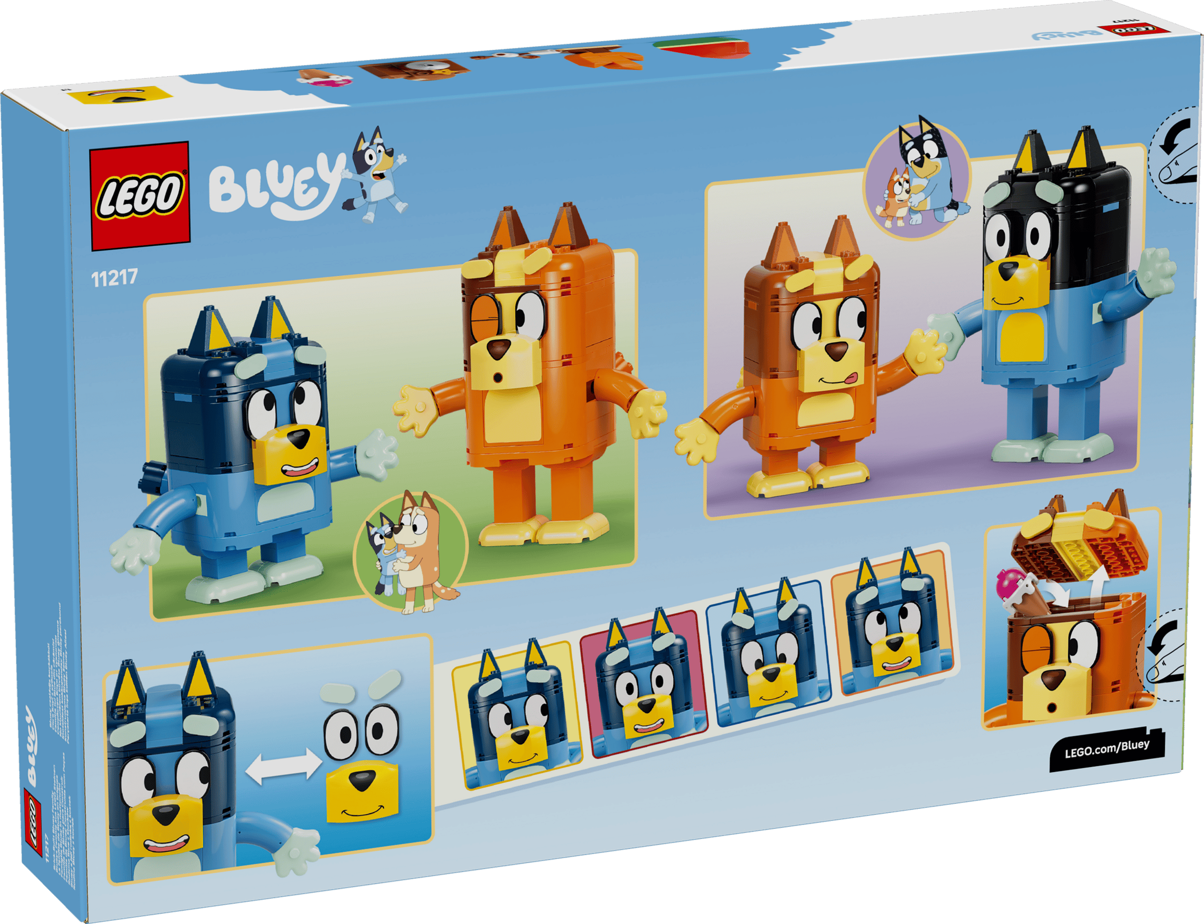 LEGO Bluey Brick-Built Bluey Family box