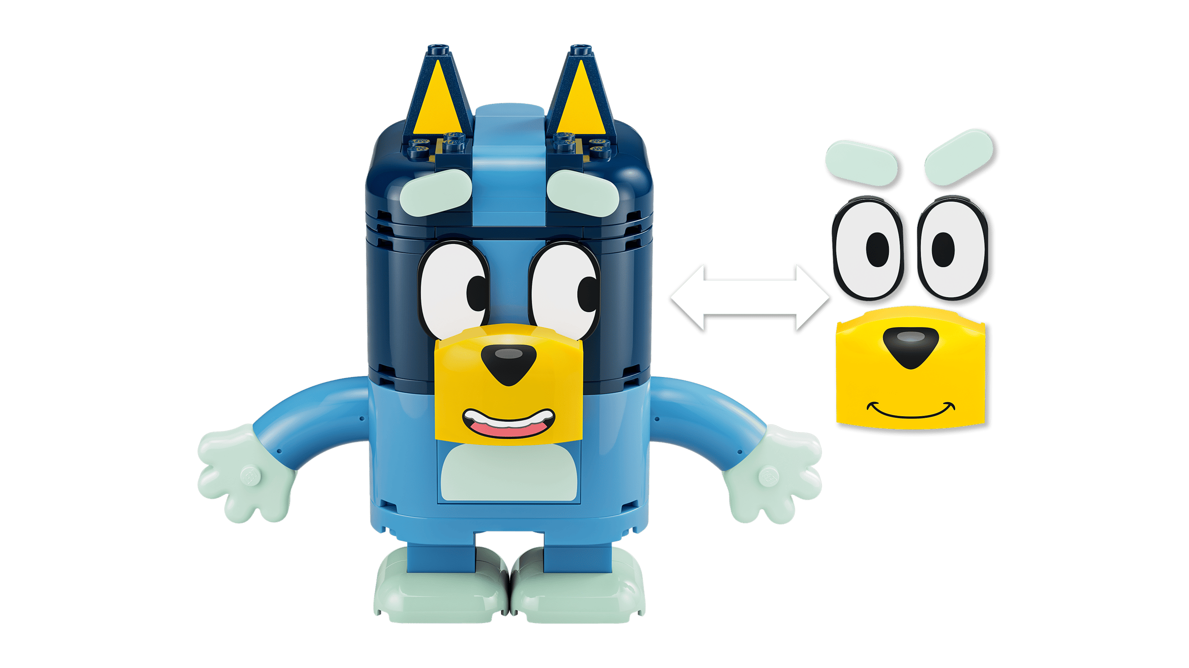 LEGO Bluey Brick-Built Bluey Family detail view