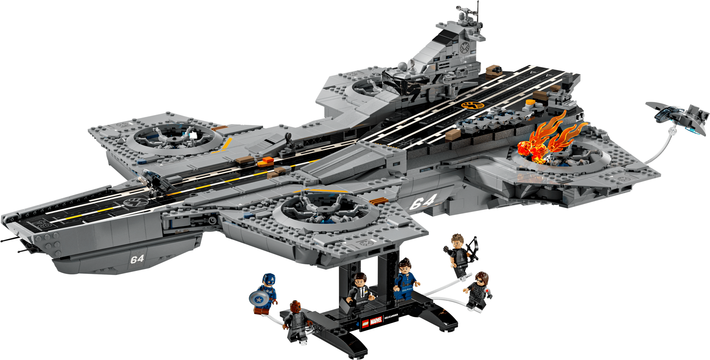 LEGO Marvel S.H.I.E.L.D. Helicarrier 76354 built model