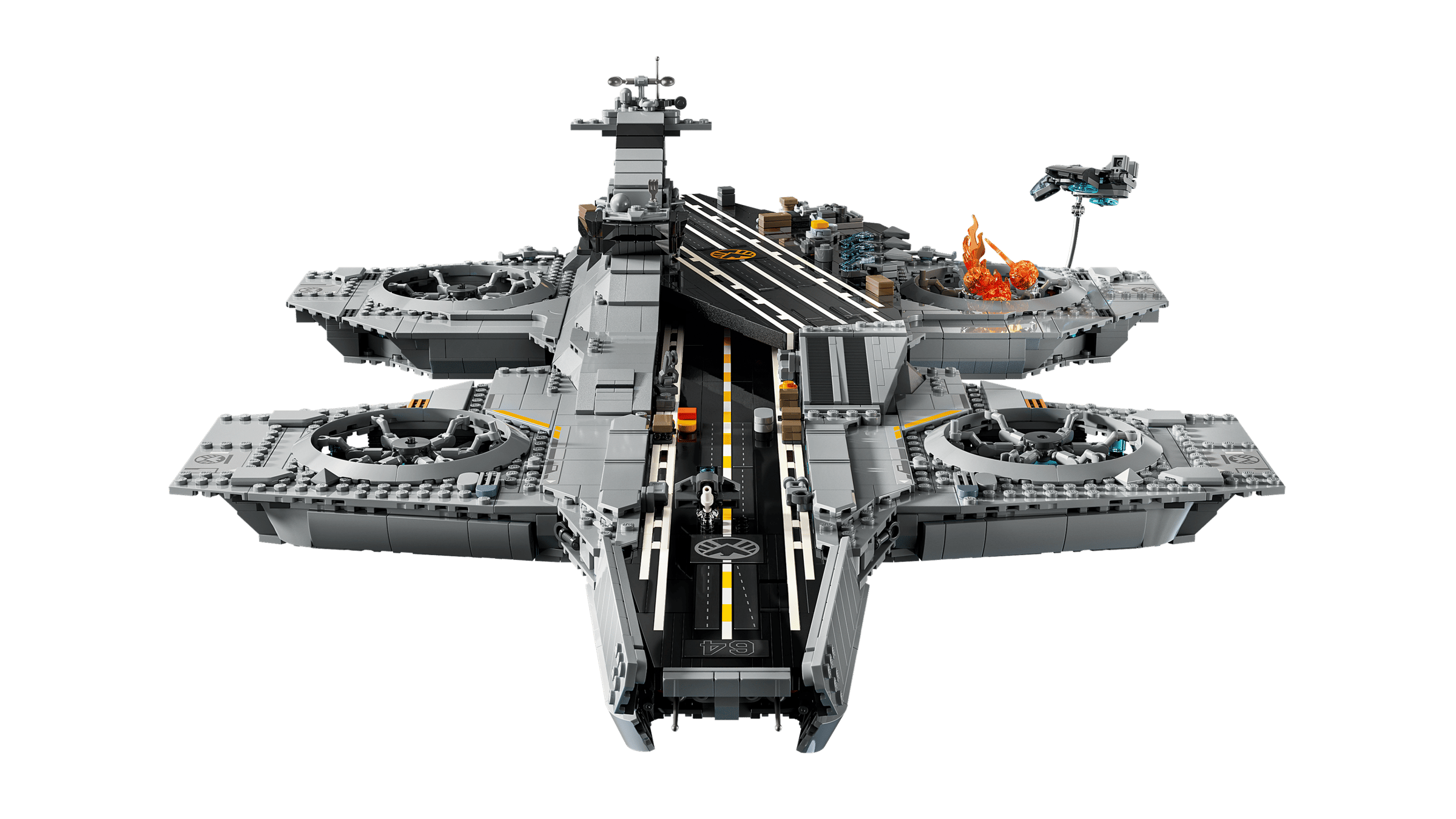 LEGO Marvel S.H.I.E.L.D. Helicarrier 76354 detail view