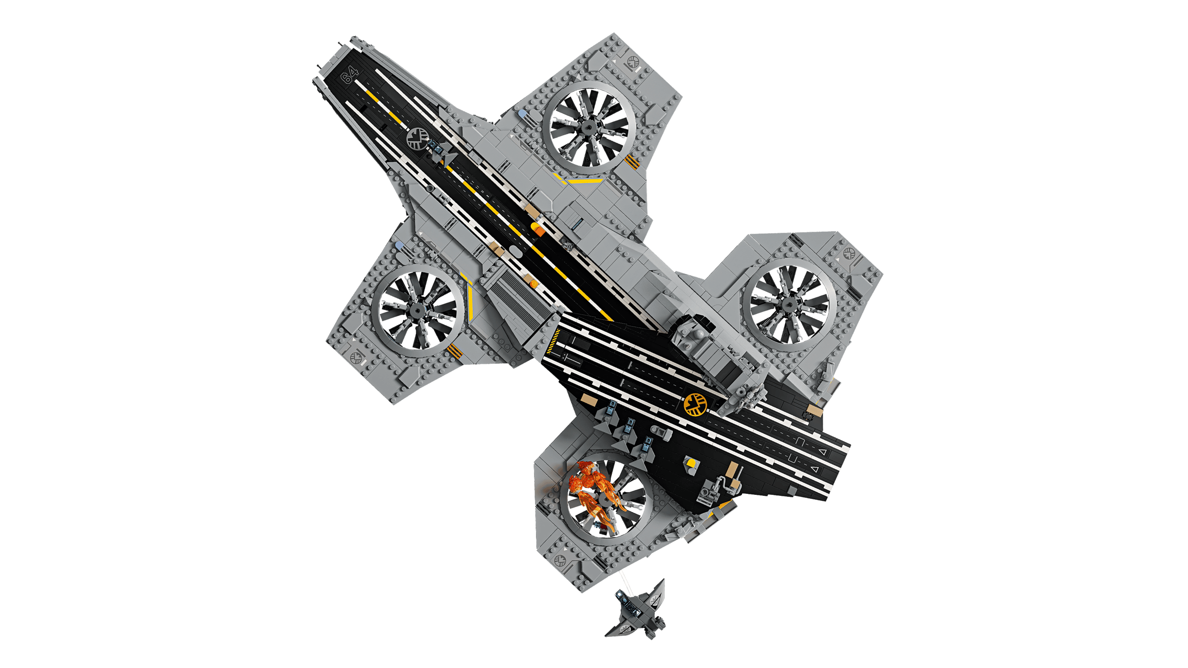 LEGO Marvel S.H.I.E.L.D. Helicarrier 76354 detail view
