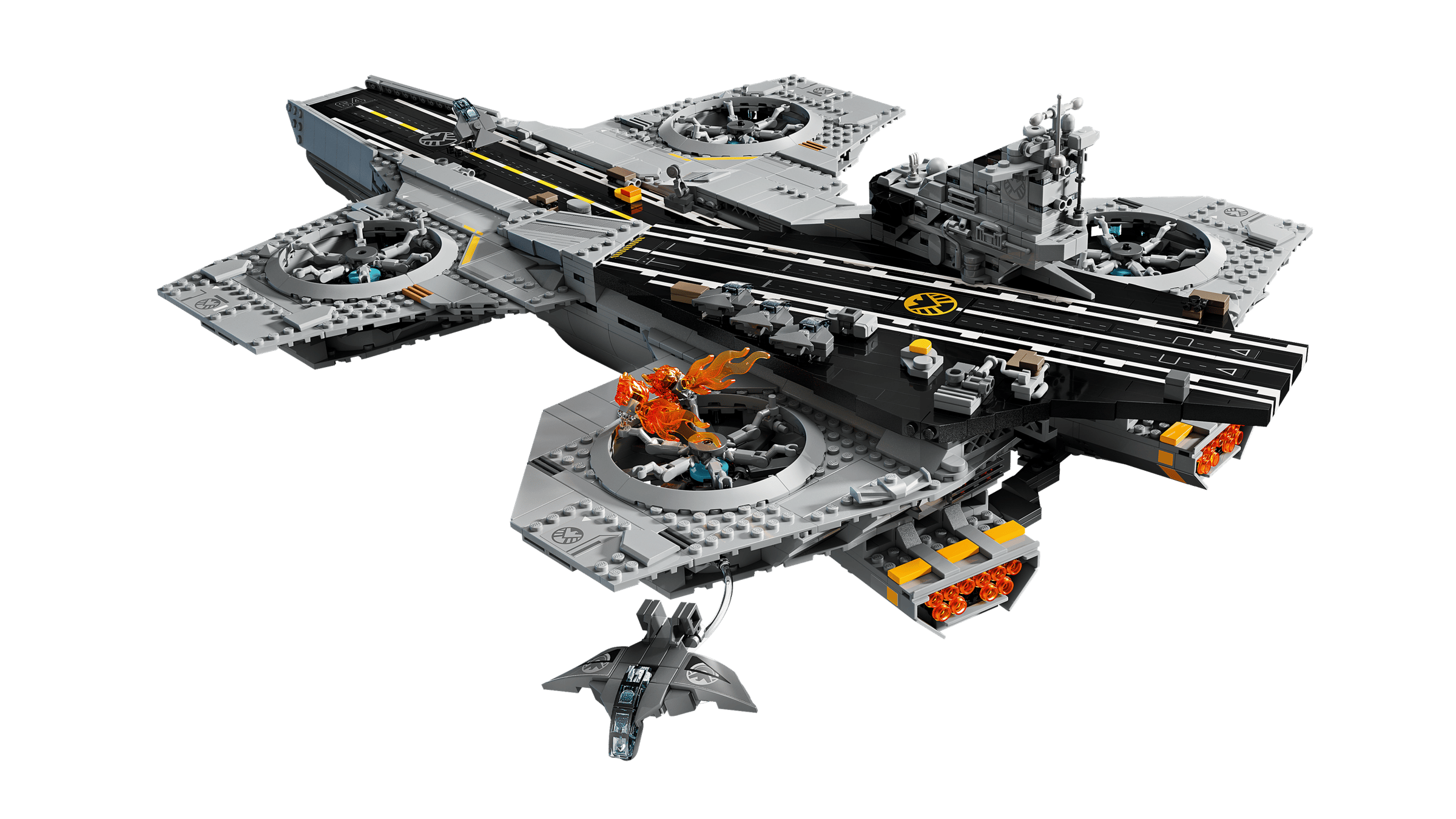 LEGO Marvel S.H.I.E.L.D. Helicarrier 76354 detail view