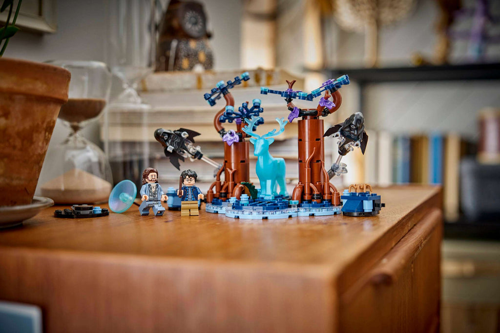 LEGO Harry Potter Forbidden Forest: Expecto Patronum 76475 on display