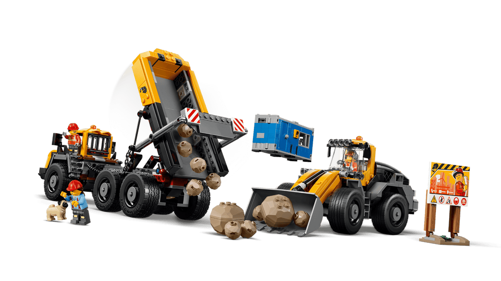 LEGO City Dump Truck & Front End Loader 60494 detail view
