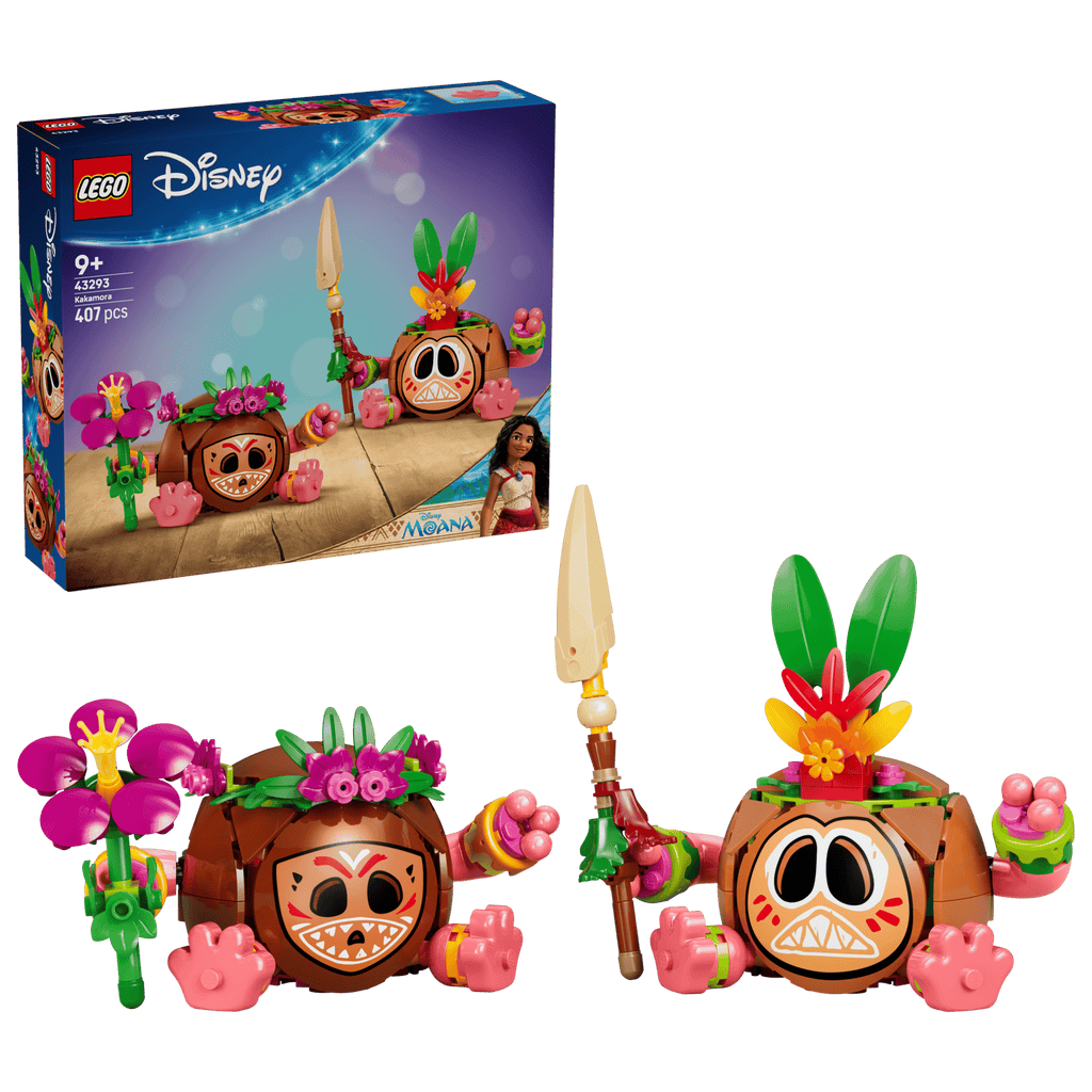 LEGO Disney Kakamora 43293 box and model