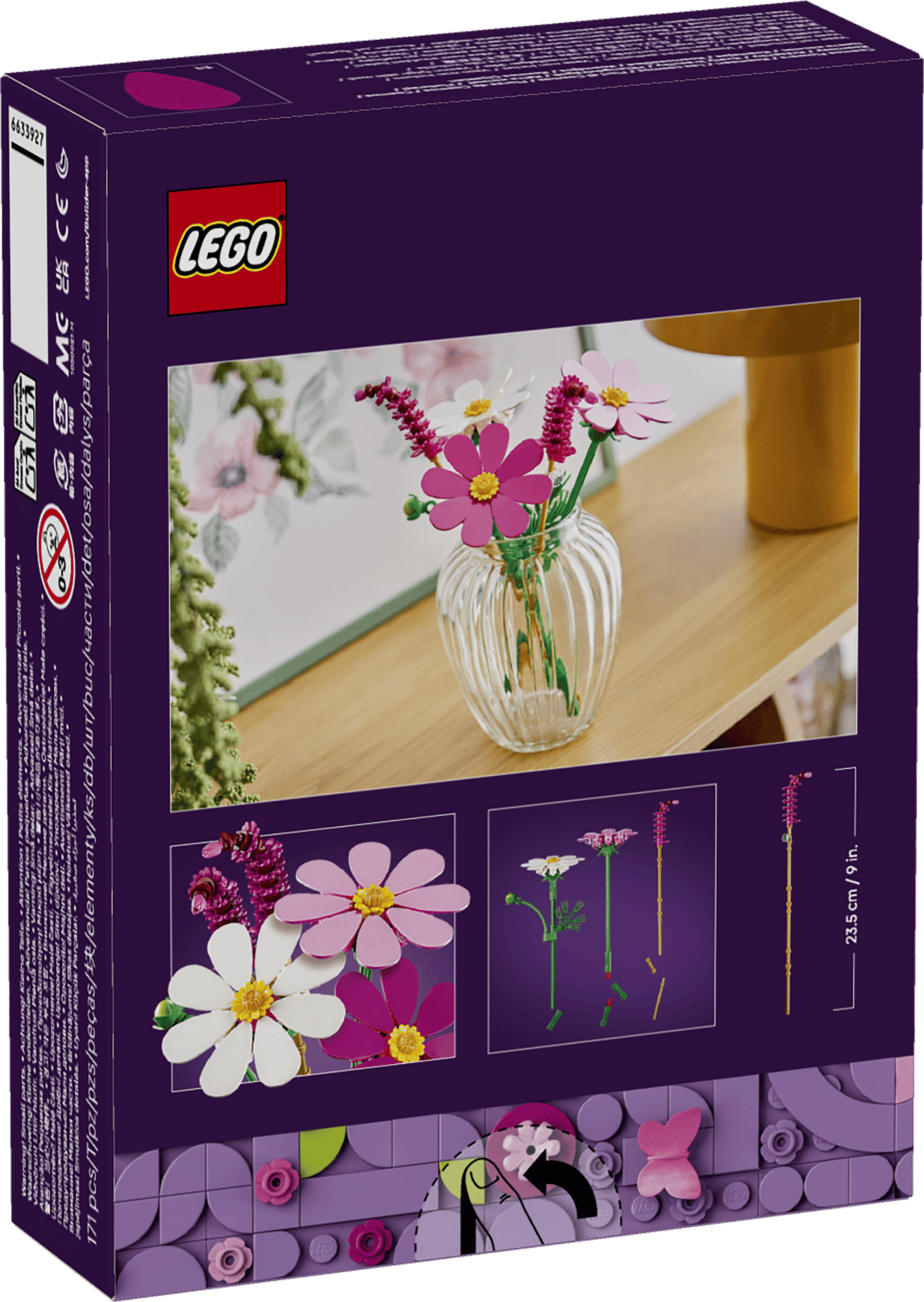 LEGO Botanicals Cosmos Flowers box
