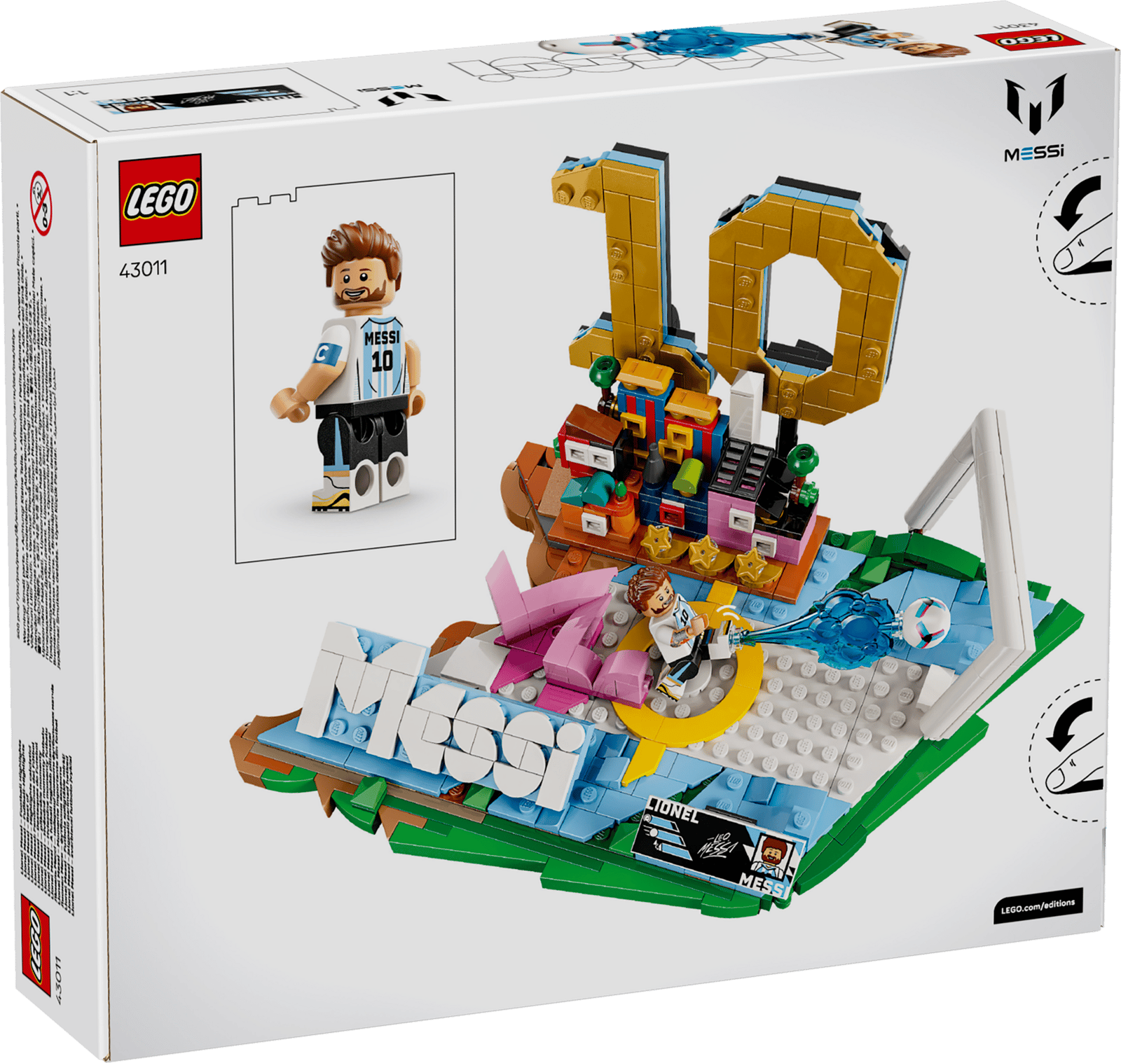 LEGO Editions Lionel Messi - Football Highlights 43011 box