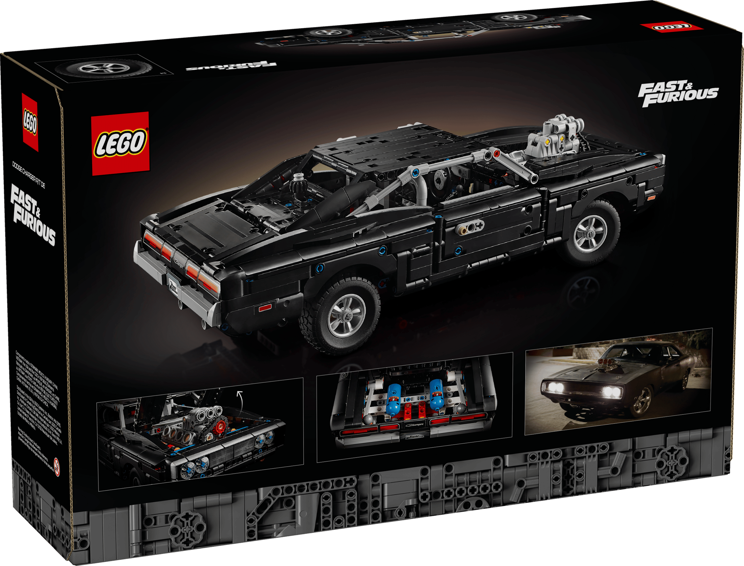LEGO Technic Fast and Furious Dodge Charger R/T Car 42231 box