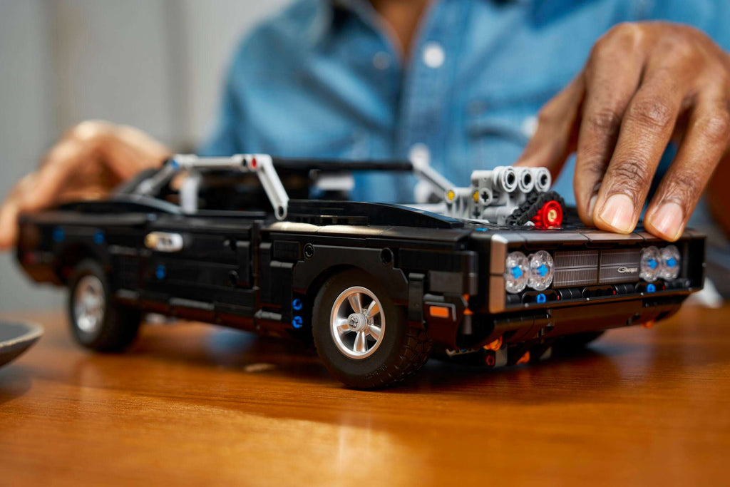 LEGO Technic Fast and Furious Dodge Charger R/T Car 42231 being built