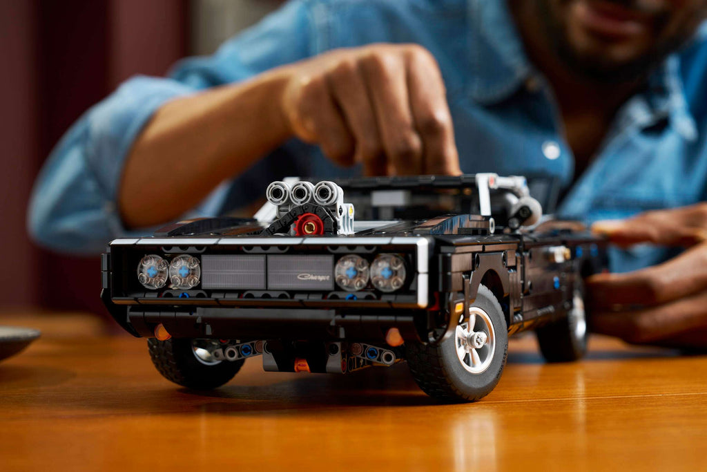 LEGO Technic Fast and Furious Dodge Charger R/T Car 42231 being built