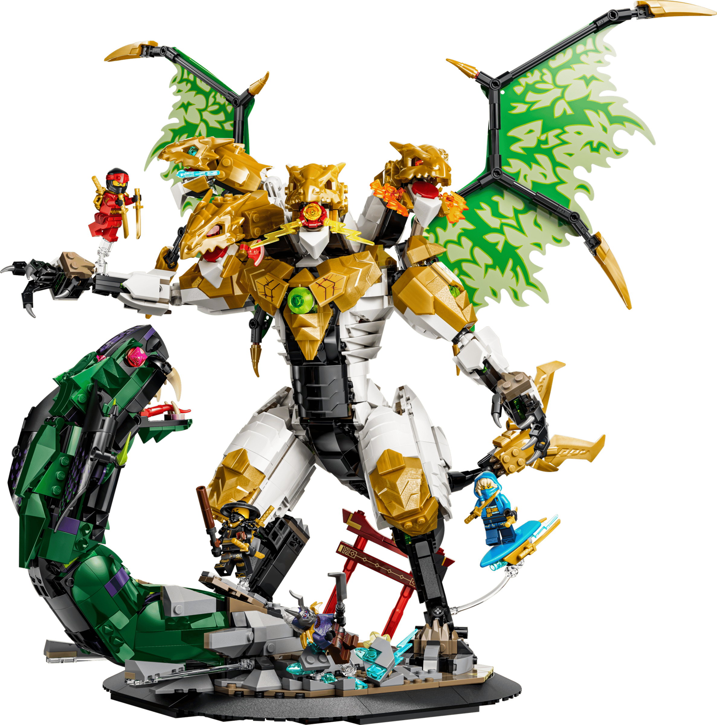 LEGO Ninjago Ultra Dragon Battle 71872 built model