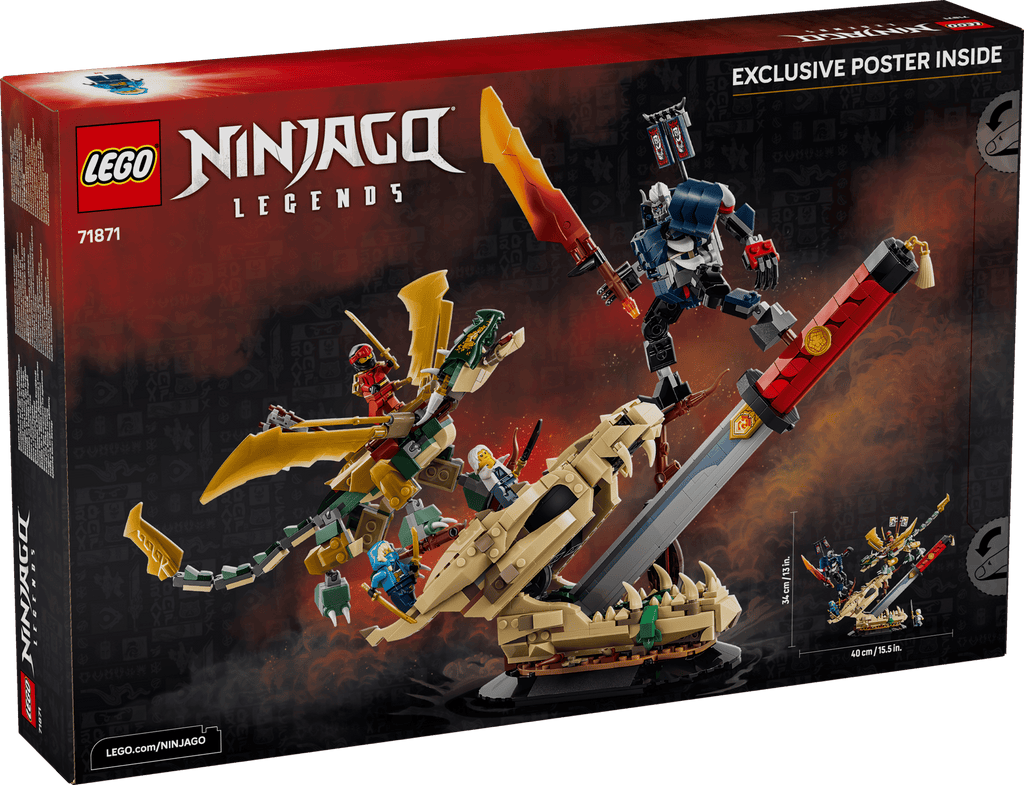 LEGO Ninjago Battle at the Dragon's Blade 71871 box