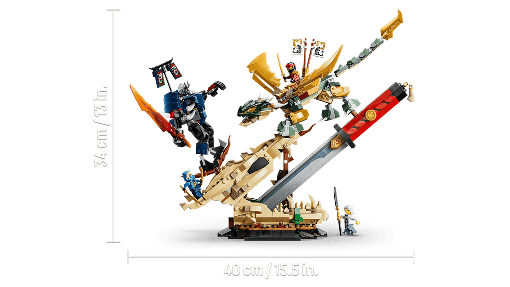 LEGO Ninjago Battle at the Dragon's Blade 71871 detail view