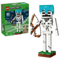 LEGO Minecraft The Skeleton 21594 box and built model