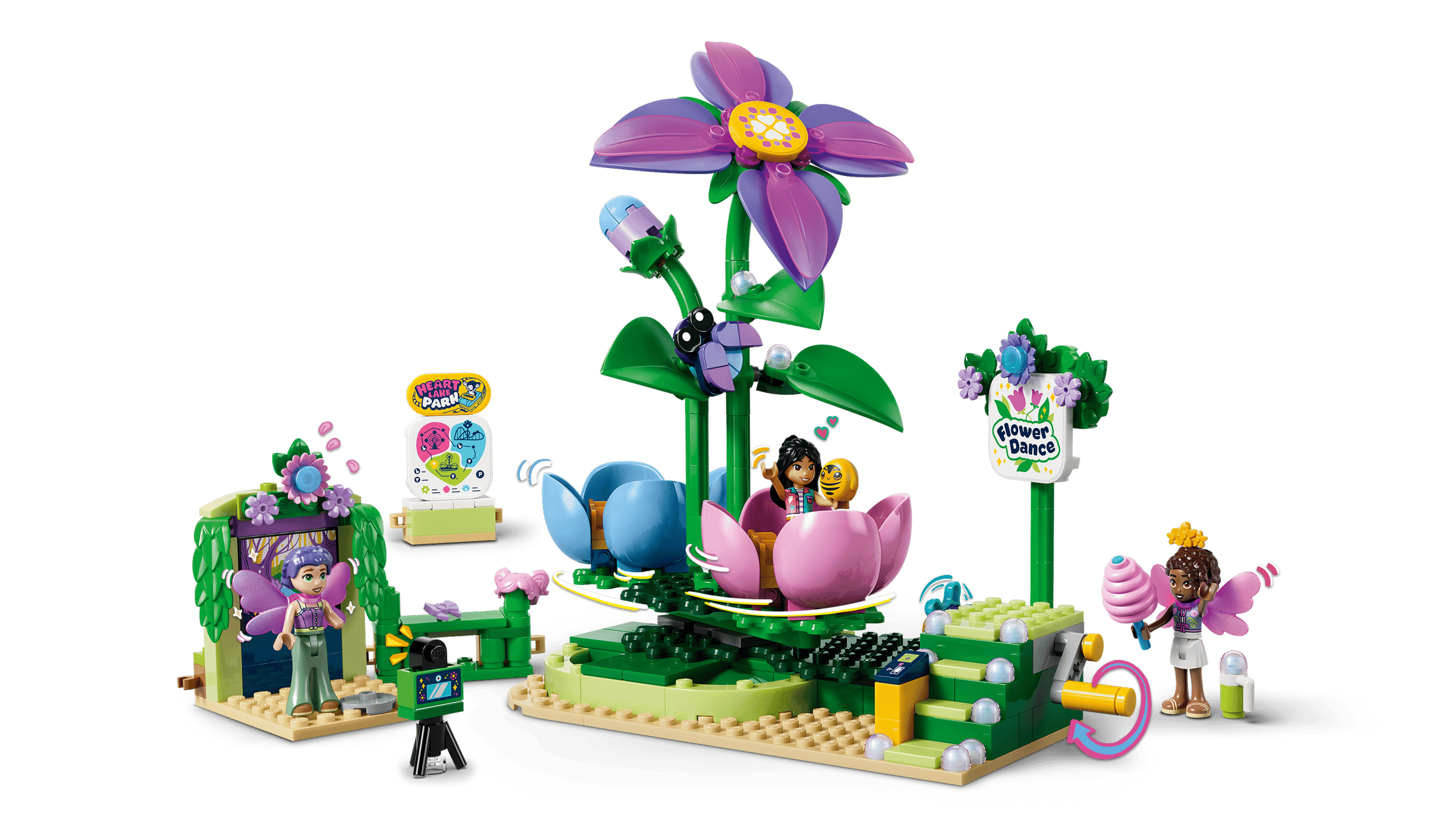 LEGO Friends Spinning Flower & Fairy Teacup Ride 42702