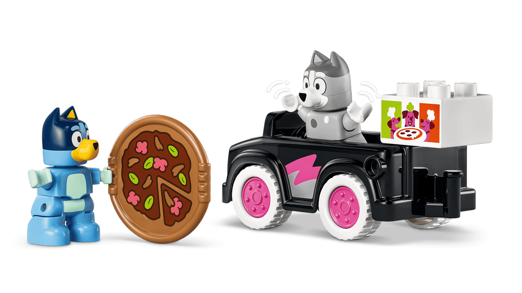 LEGO DUPLO Pizza Girls with Muffin and Bluey detail view