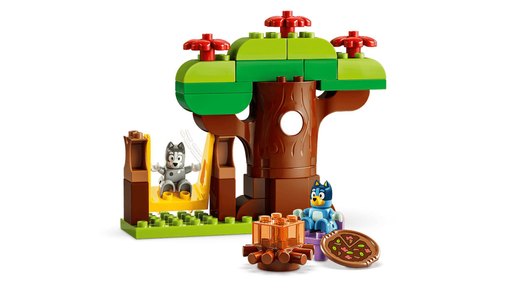 LEGO DUPLO Pizza Girls with Muffin and Bluey detail view